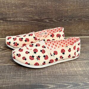 Tom’s Alpargata Classic Ladybug Shoe – Size 7.5